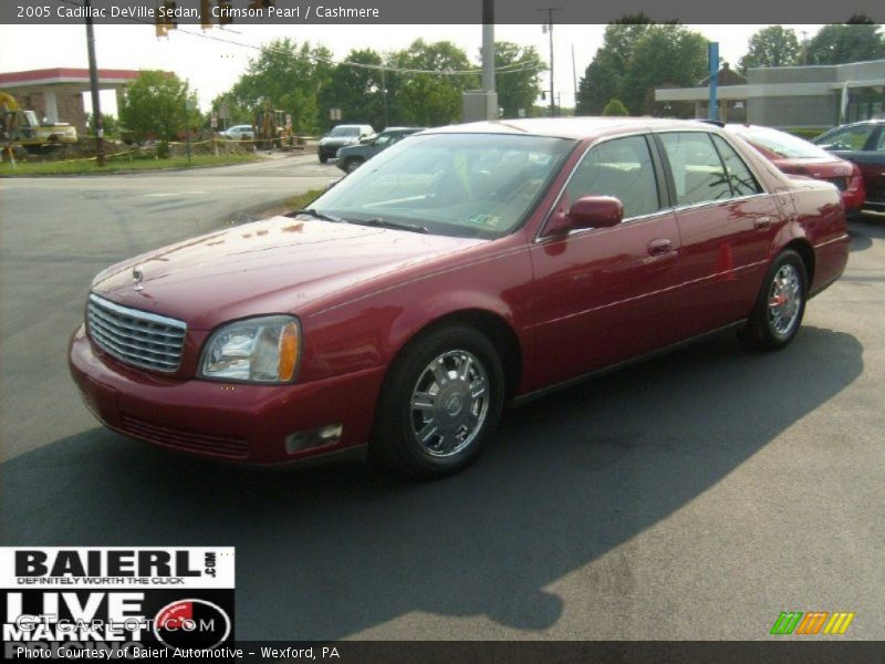 Crimson Pearl / Cashmere 2005 Cadillac DeVille Sedan