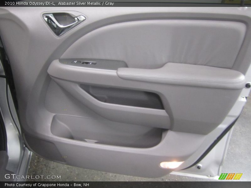 Alabaster Silver Metallic / Gray 2010 Honda Odyssey EX-L
