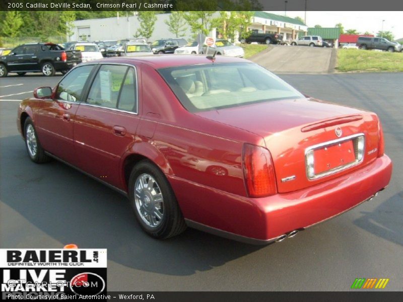 Crimson Pearl / Cashmere 2005 Cadillac DeVille Sedan