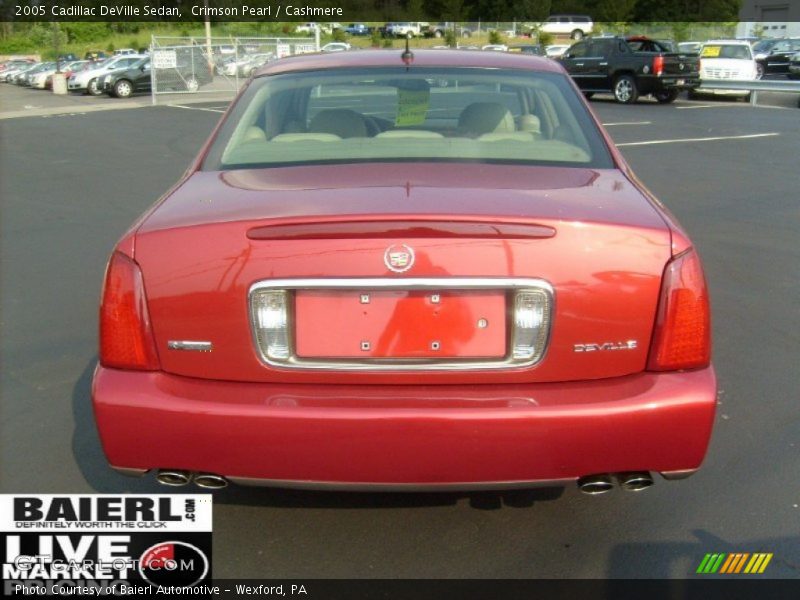 Crimson Pearl / Cashmere 2005 Cadillac DeVille Sedan