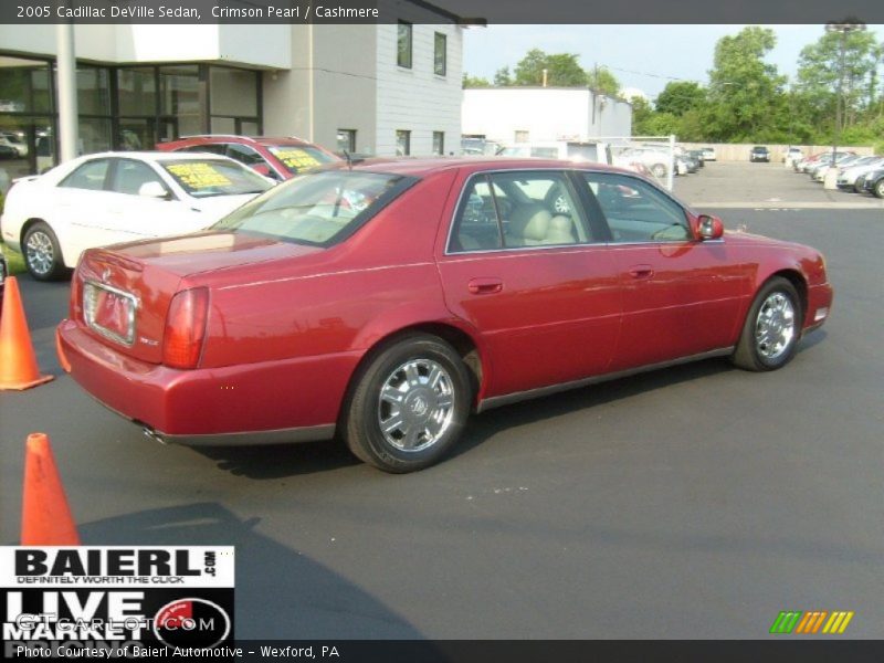 Crimson Pearl / Cashmere 2005 Cadillac DeVille Sedan