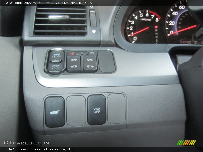 Alabaster Silver Metallic / Gray 2010 Honda Odyssey EX-L