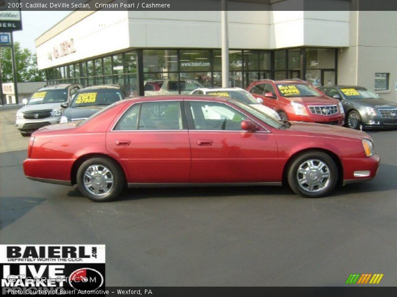 Crimson Pearl / Cashmere 2005 Cadillac DeVille Sedan