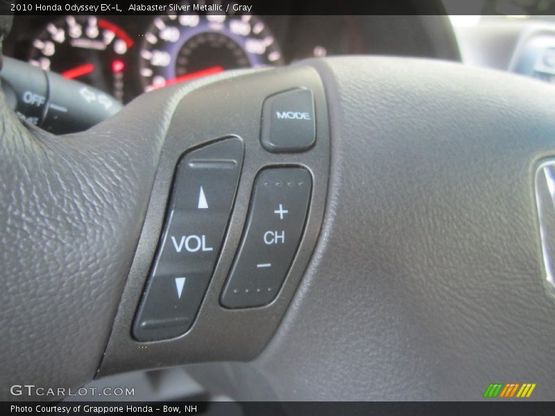 Alabaster Silver Metallic / Gray 2010 Honda Odyssey EX-L