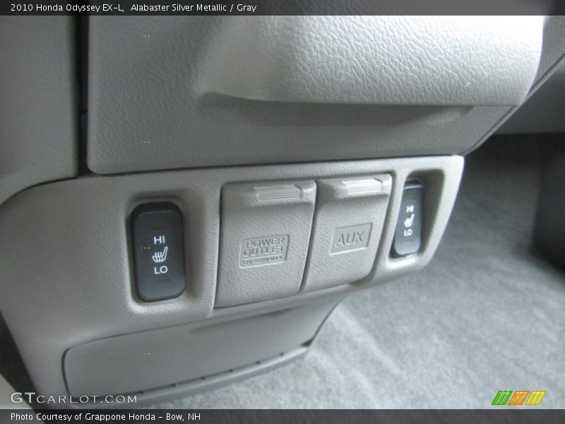 Alabaster Silver Metallic / Gray 2010 Honda Odyssey EX-L