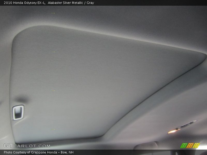Alabaster Silver Metallic / Gray 2010 Honda Odyssey EX-L