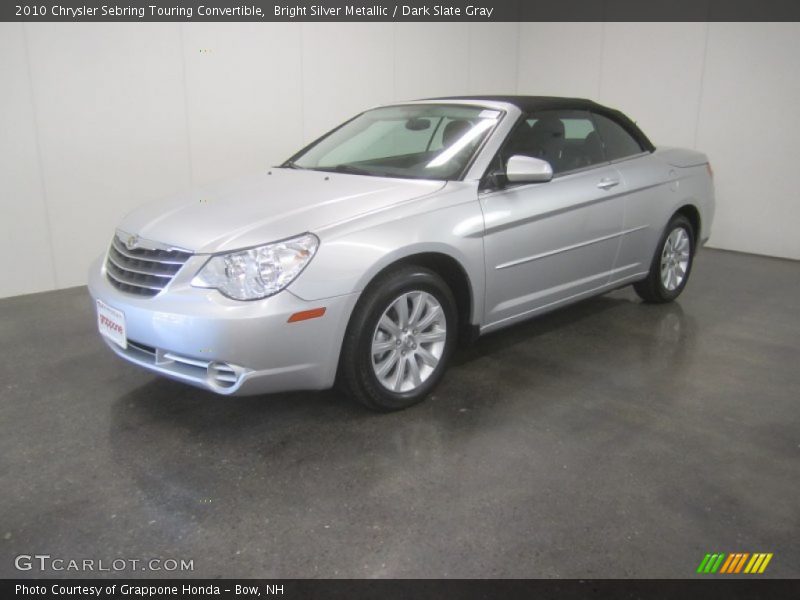 Bright Silver Metallic / Dark Slate Gray 2010 Chrysler Sebring Touring Convertible