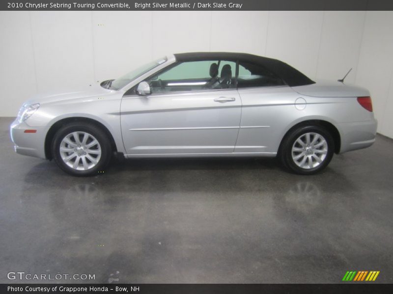 Bright Silver Metallic / Dark Slate Gray 2010 Chrysler Sebring Touring Convertible