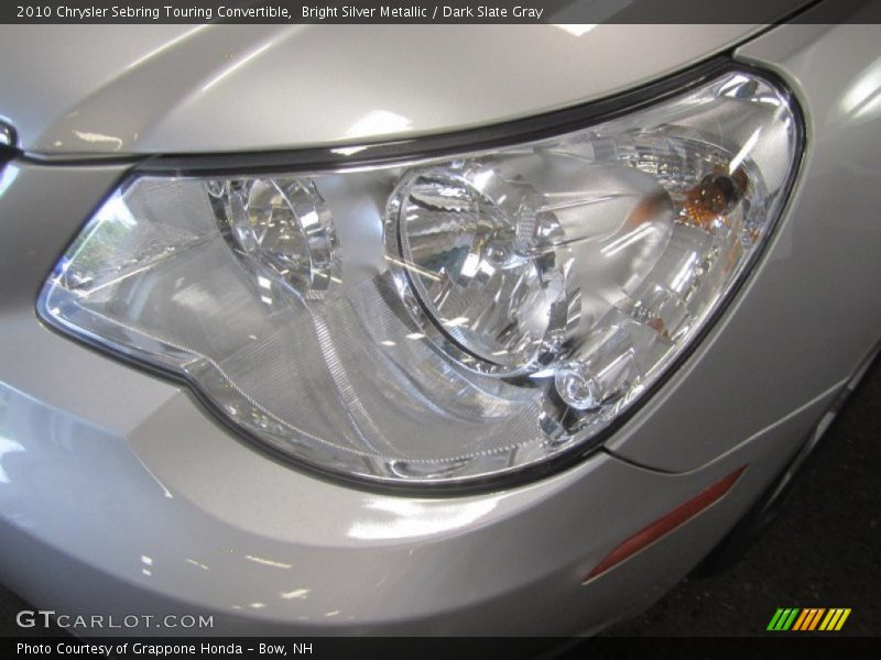 Bright Silver Metallic / Dark Slate Gray 2010 Chrysler Sebring Touring Convertible