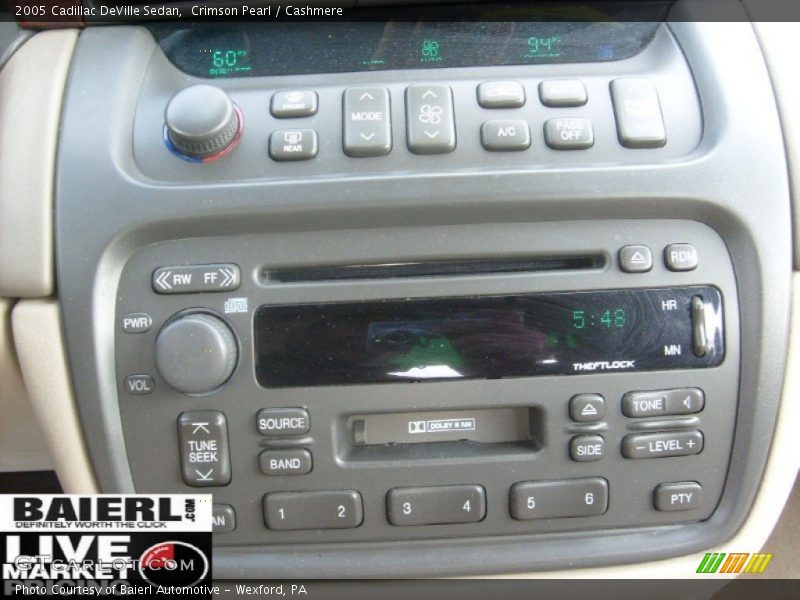 Crimson Pearl / Cashmere 2005 Cadillac DeVille Sedan
