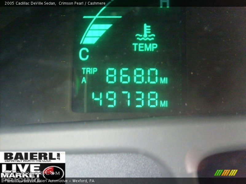 Crimson Pearl / Cashmere 2005 Cadillac DeVille Sedan