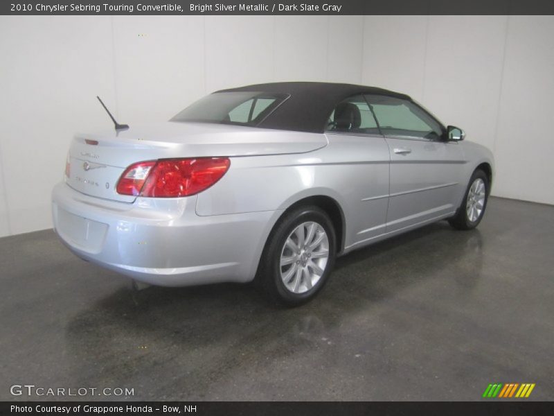 Bright Silver Metallic / Dark Slate Gray 2010 Chrysler Sebring Touring Convertible
