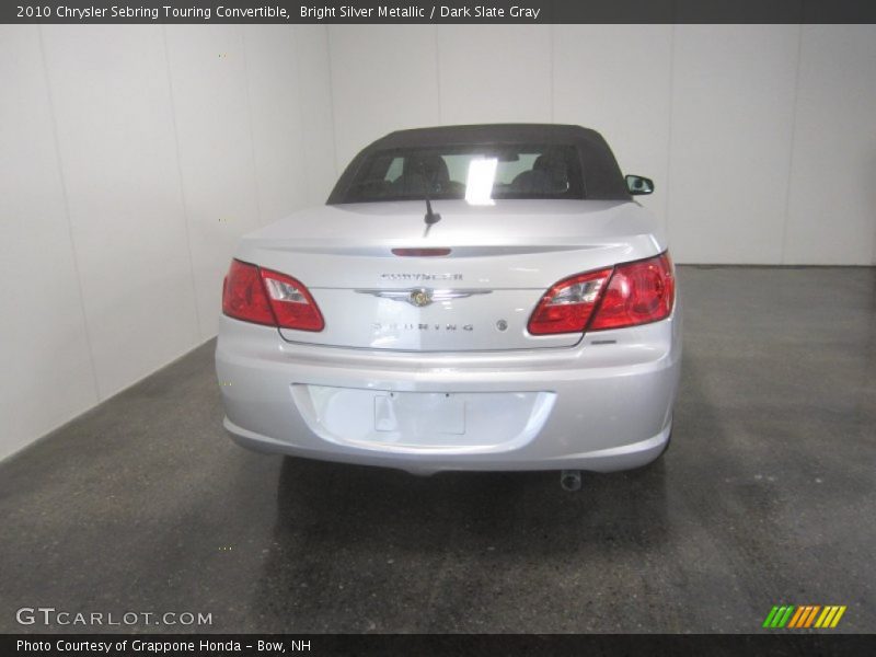 Bright Silver Metallic / Dark Slate Gray 2010 Chrysler Sebring Touring Convertible