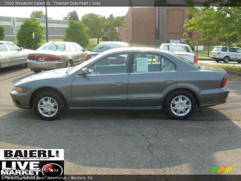 Titanium Gray Pearl / Gray 2003 Mitsubishi Galant ES