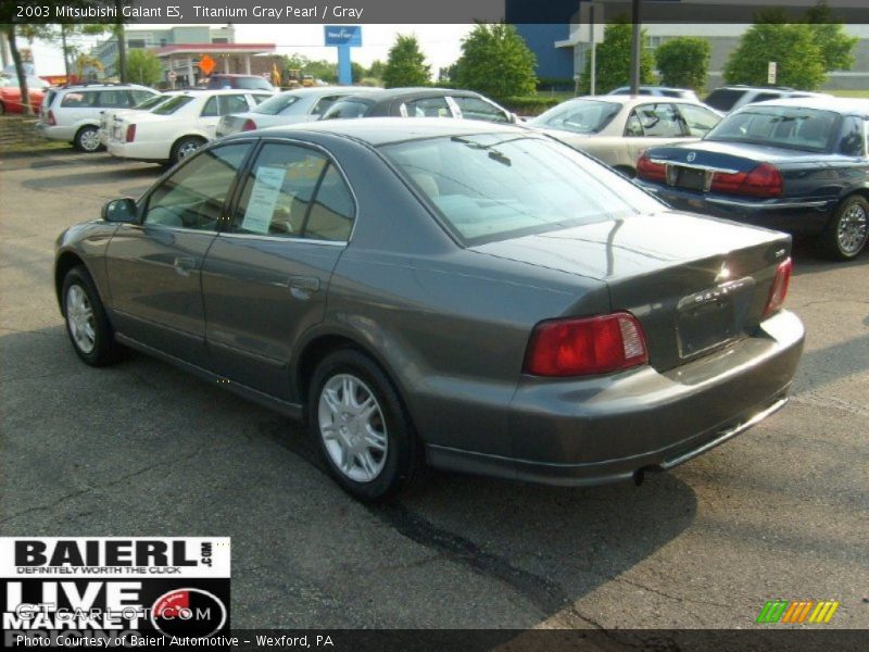 Titanium Gray Pearl / Gray 2003 Mitsubishi Galant ES