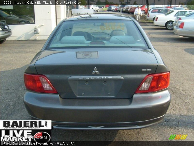 Titanium Gray Pearl / Gray 2003 Mitsubishi Galant ES