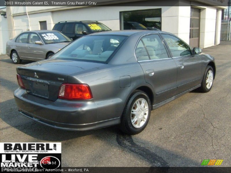 Titanium Gray Pearl / Gray 2003 Mitsubishi Galant ES
