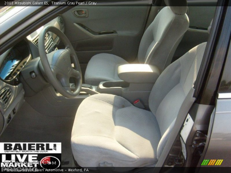 Titanium Gray Pearl / Gray 2003 Mitsubishi Galant ES