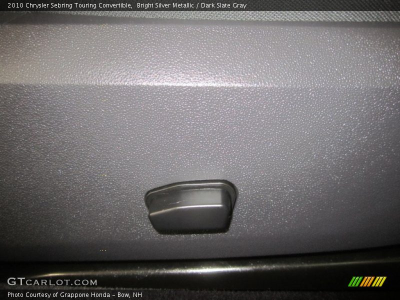 Bright Silver Metallic / Dark Slate Gray 2010 Chrysler Sebring Touring Convertible