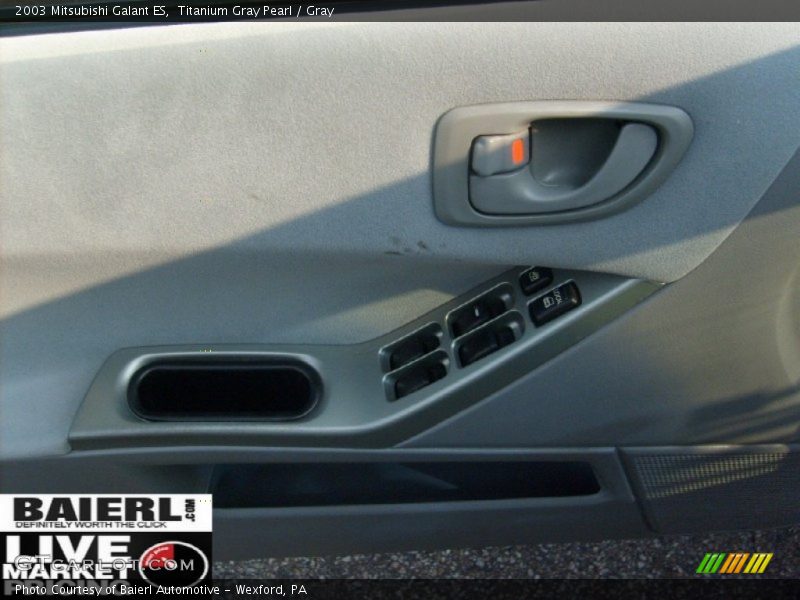 Titanium Gray Pearl / Gray 2003 Mitsubishi Galant ES