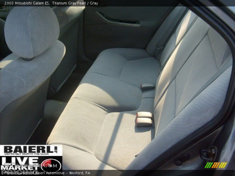 Titanium Gray Pearl / Gray 2003 Mitsubishi Galant ES