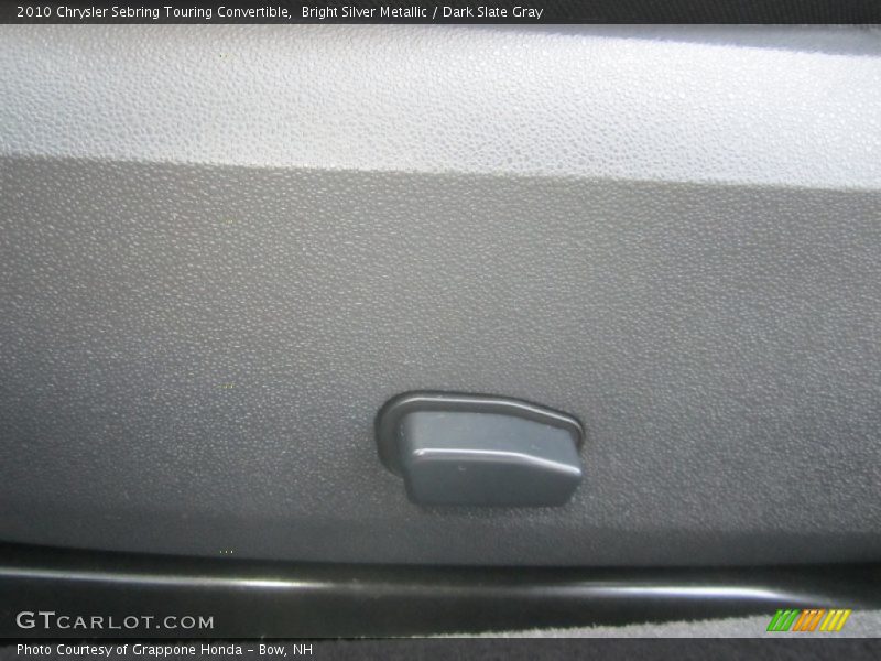 Bright Silver Metallic / Dark Slate Gray 2010 Chrysler Sebring Touring Convertible