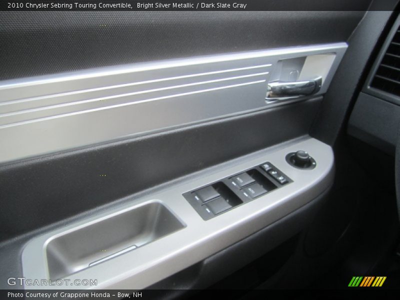Bright Silver Metallic / Dark Slate Gray 2010 Chrysler Sebring Touring Convertible