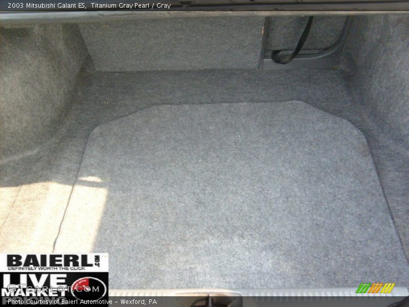 Titanium Gray Pearl / Gray 2003 Mitsubishi Galant ES