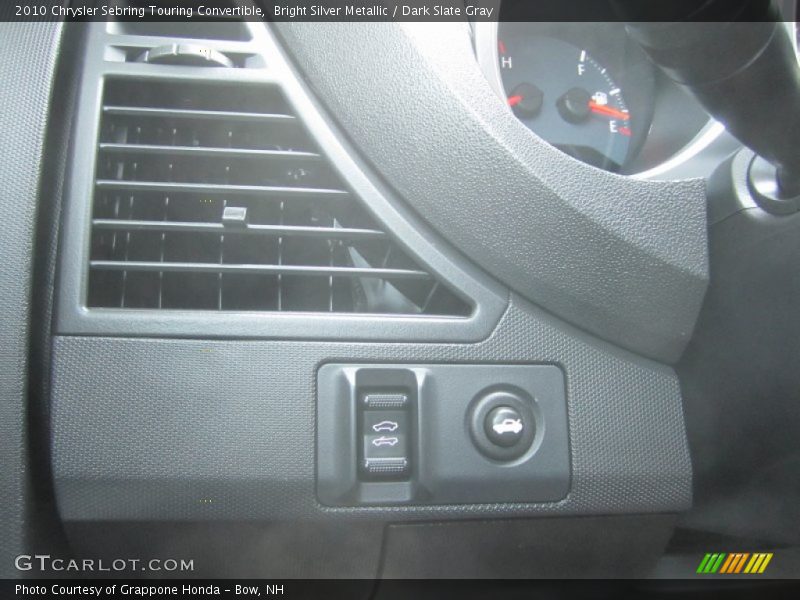 Bright Silver Metallic / Dark Slate Gray 2010 Chrysler Sebring Touring Convertible