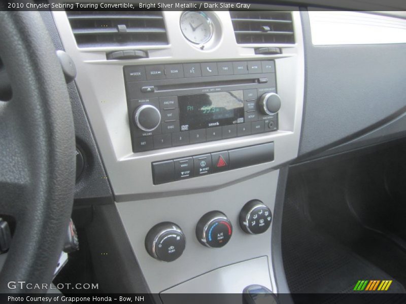 Bright Silver Metallic / Dark Slate Gray 2010 Chrysler Sebring Touring Convertible