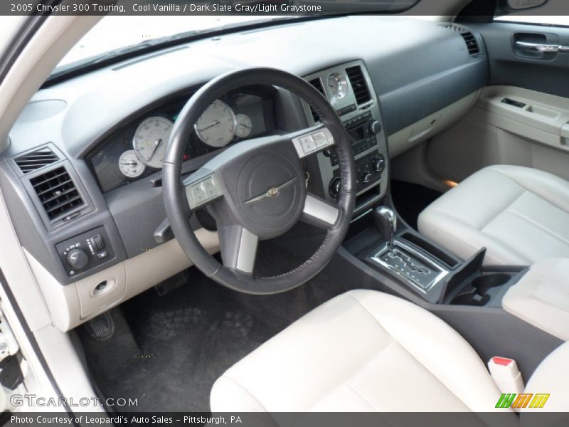 Cool Vanilla / Dark Slate Gray/Light Graystone 2005 Chrysler 300 Touring