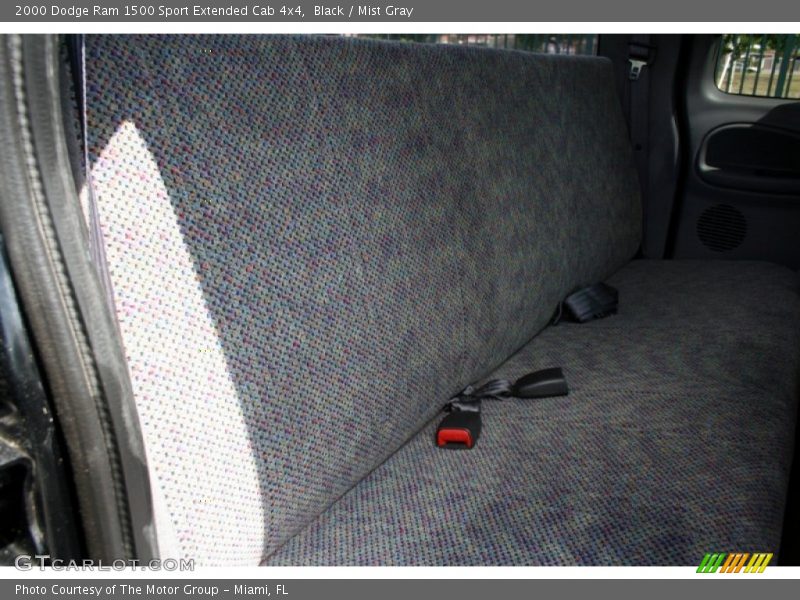 Black / Mist Gray 2000 Dodge Ram 1500 Sport Extended Cab 4x4
