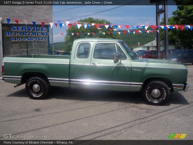 Jade Green / Green 1977 Dodge D Series Truck D100 Club Cab Adventurer
