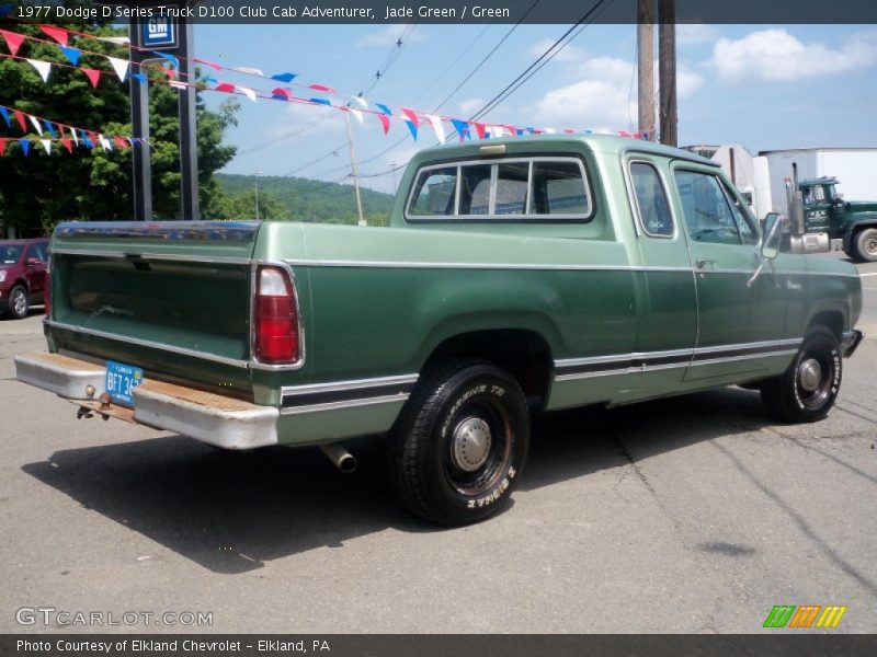 Jade Green / Green 1977 Dodge D Series Truck D100 Club Cab Adventurer