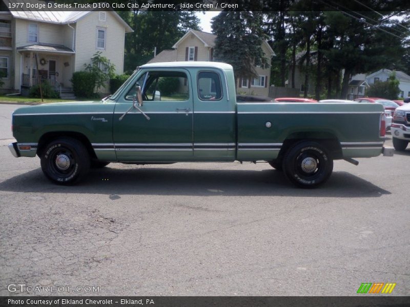  1977 D Series Truck D100 Club Cab Adventurer Jade Green