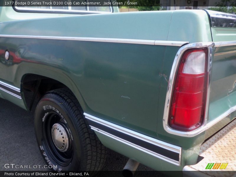 Jade Green / Green 1977 Dodge D Series Truck D100 Club Cab Adventurer