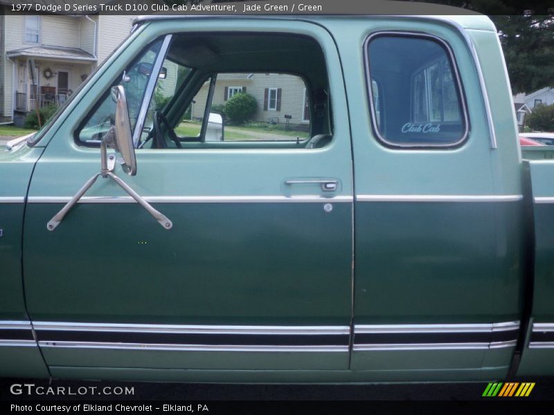 Jade Green / Green 1977 Dodge D Series Truck D100 Club Cab Adventurer