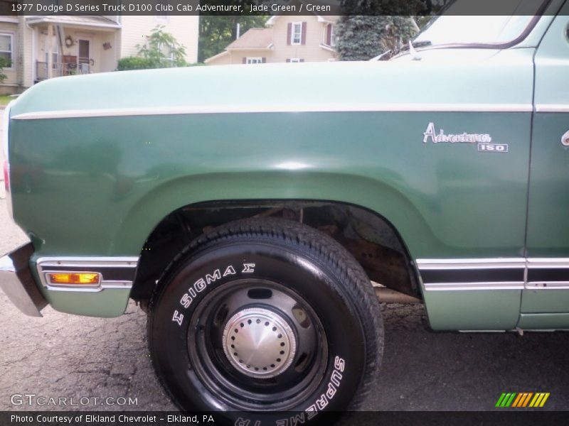 Jade Green / Green 1977 Dodge D Series Truck D100 Club Cab Adventurer