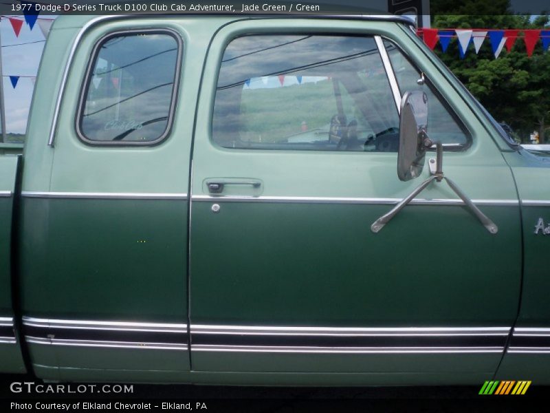 Jade Green / Green 1977 Dodge D Series Truck D100 Club Cab Adventurer