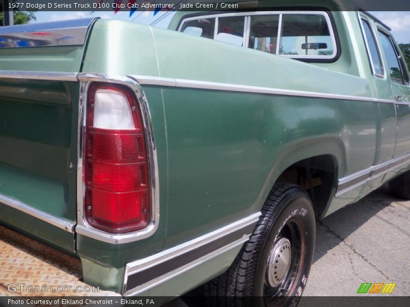 Jade Green / Green 1977 Dodge D Series Truck D100 Club Cab Adventurer