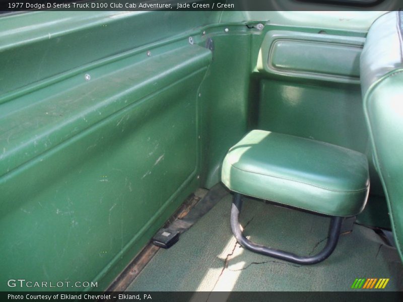  1977 D Series Truck D100 Club Cab Adventurer Green Interior