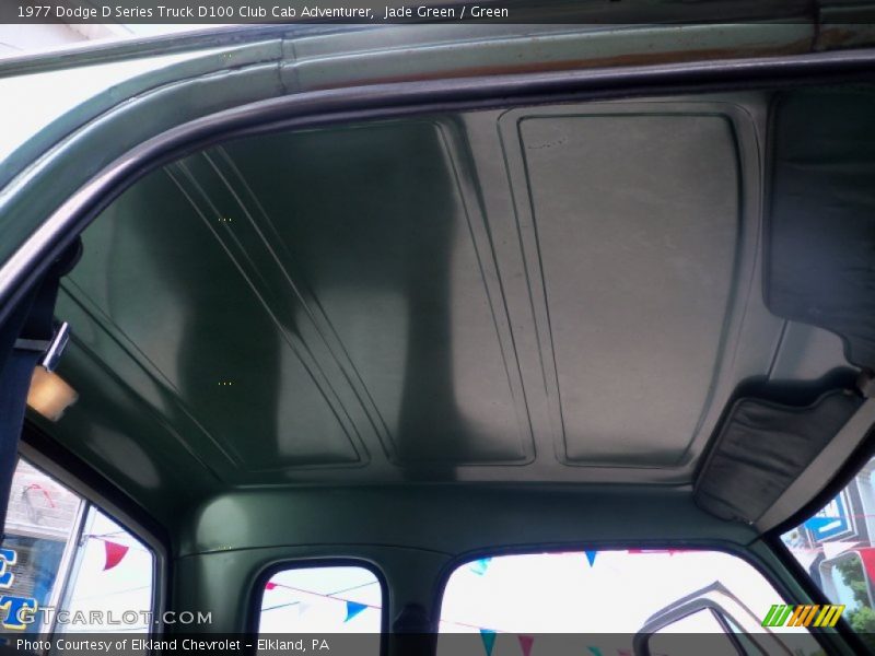 Jade Green / Green 1977 Dodge D Series Truck D100 Club Cab Adventurer