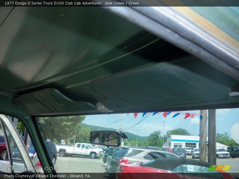 Jade Green / Green 1977 Dodge D Series Truck D100 Club Cab Adventurer