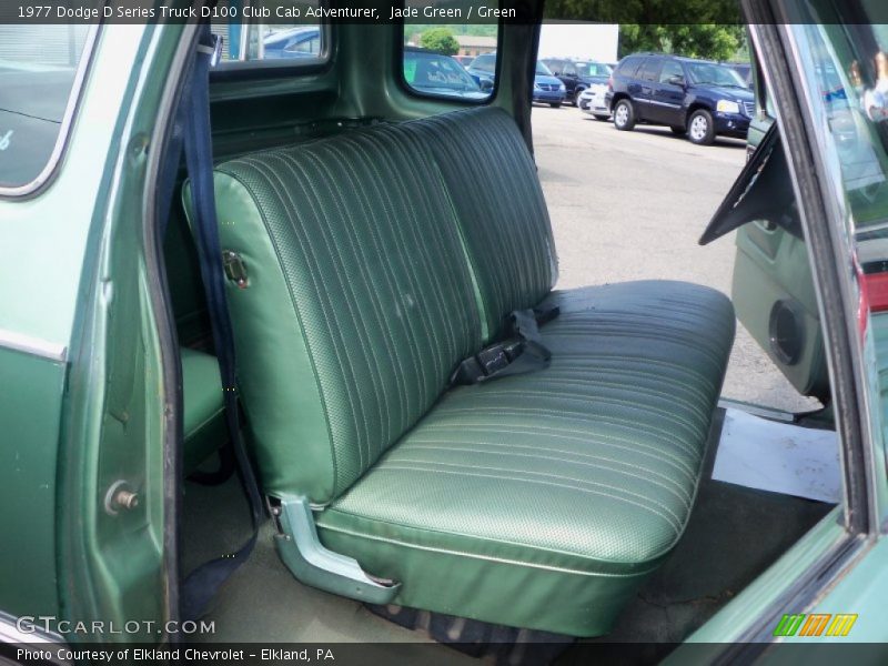  1977 D Series Truck D100 Club Cab Adventurer Green Interior