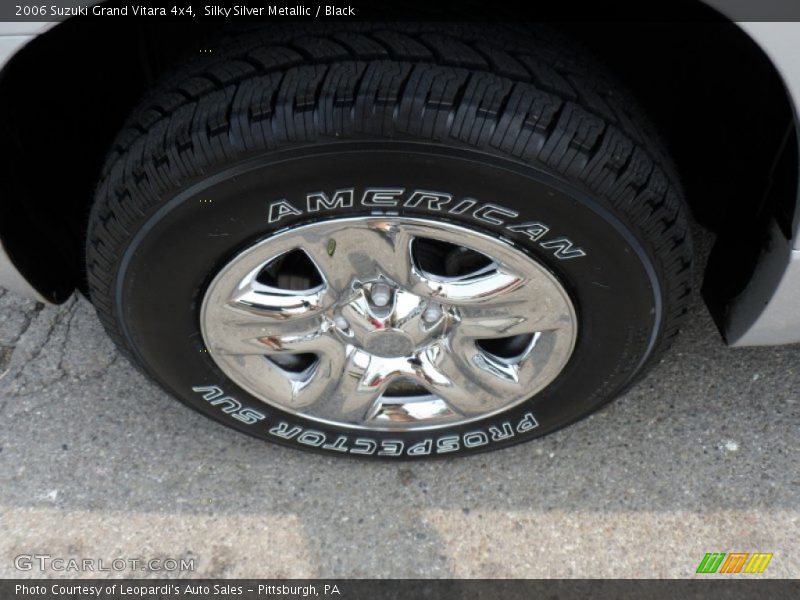 Silky Silver Metallic / Black 2006 Suzuki Grand Vitara 4x4