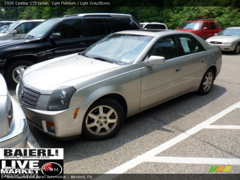 Light Platinum / Light Gray/Ebony 2005 Cadillac CTS Sedan