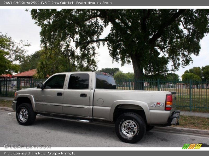 Pewter Metallic / Pewter 2003 GMC Sierra 2500HD SLT Crew Cab 4x4