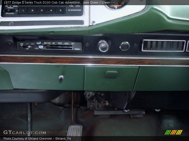Controls of 1977 D Series Truck D100 Club Cab Adventurer