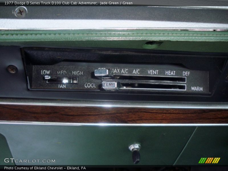 Controls of 1977 D Series Truck D100 Club Cab Adventurer