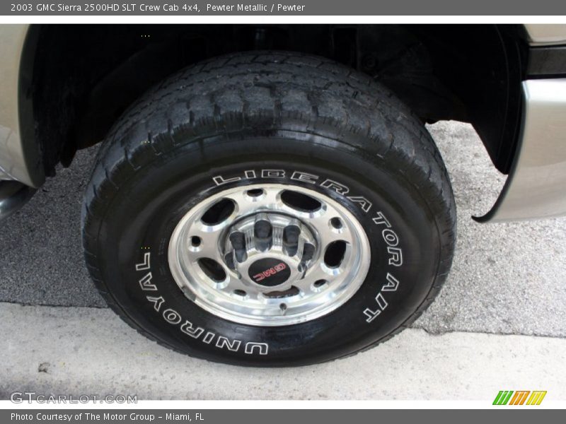 Pewter Metallic / Pewter 2003 GMC Sierra 2500HD SLT Crew Cab 4x4